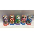 6 WARSTW DREWNIANYCH MATRIOSZKA(14,5 CM) - CENA: 15,2