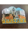 MAGNES DREWNIANE WARSZAWA (9,5*6,5 CM) LN51