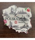 MAGNES CERAMIKA POLSKA  (8*7*0,5CM)  LN25