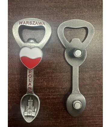 MAGNES METAL WARSZAWA (9,2*3.7CM) LN62