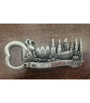 MAGNES METAL WARSZAWA (10*4CM) LN6