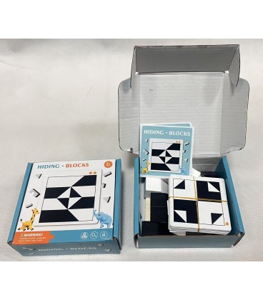 PUZZLE DEWNIANE  (12*11*4.2CM) - CENA: 9.9