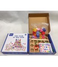 Zabawki Montessori: Sortery i wieże do układania (20.3*18*4.5CM)-CENA: 17.9