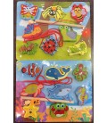 ŁOWIĆ RYBY DREWNIANE (22,5*18 CM)-CENA:8,5