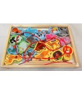 ŁOWIĆ RYBY DREWNIANE (22,5*15*1,8 CM)-CENA:9,9