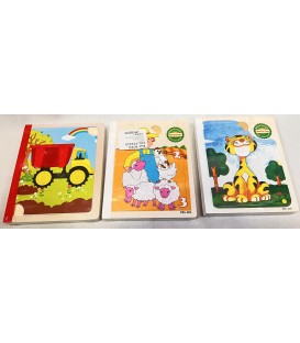 PUZZLE DEWNIANE ( 17,5*14,5*2CM) - CENA: 7,9