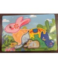 PUZZLE DEWNIANE ( 22,2*15*0,5CM) - CENA: 6,2