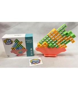 HAPPY JENGA – KREATYWNE ZABAWKI DLA DZIECI (15*5*12CM) - CENA: 6,5