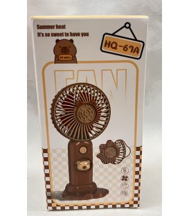 Wentylator biurkowy misiek – cichy, kompaktowy, zasilany USB (19*9.5CM)- CENA:7.5