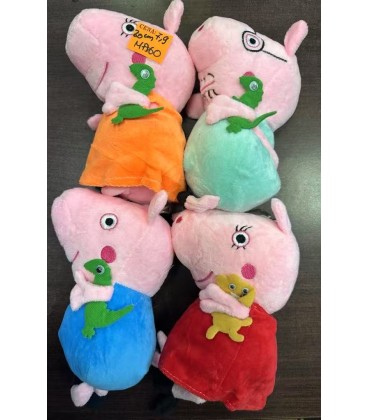 KOMPLET PLUSZAKÓW: RODZINA ŚWINKI PEPPY(20CM)-CENA:7,9