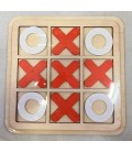 DREWNIANA GRA „KÓŁKO I KRZYŻYK” – PLANSZA 3×3 (22CM) -CENA:3.9