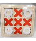 DREWNIANA GRA „KÓŁKO I KRZYŻYK” – PLANSZA 3×3(30CM)- CENA:5.9