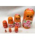 7 WARSTW DREWNIANYCH MATRIOSZKA(14CM) - CENA: 18,9