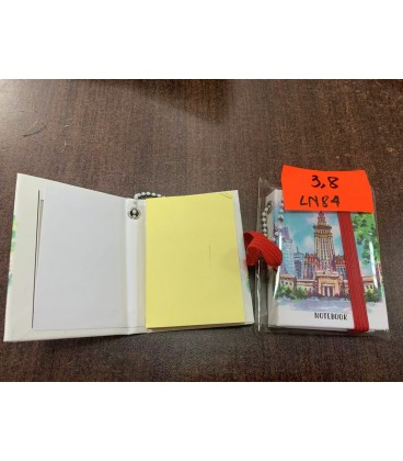 Notatki Pamiątka "WARSZAWA" (5,6*7,4CM)- Cena:3,8