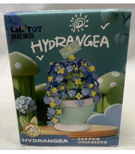 Kwiatowa Doniczka 3D Hortensja (148psc) - Cena:4,5