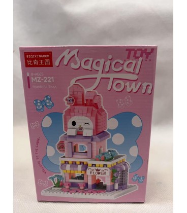 Klocki Kwiatowa Chatka Króliczka (11.5*4.5*15.8CM) - Cena: 7.5