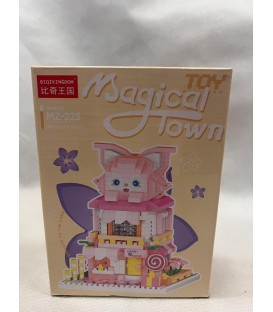 Klocki Słodki Domek Cukierkowego Kota (11.5*4.5*15.8CM) - Cena: 7.5