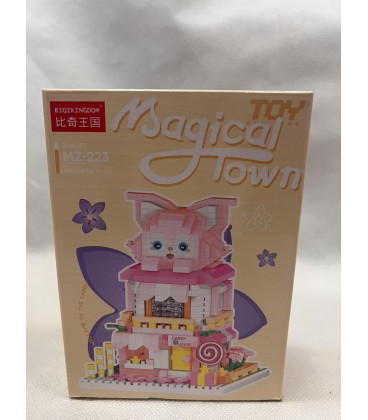 Klocki Słodki Domek Cukierkowego Kota (11.5*4.5*15.8CM) - Cena: 7.5