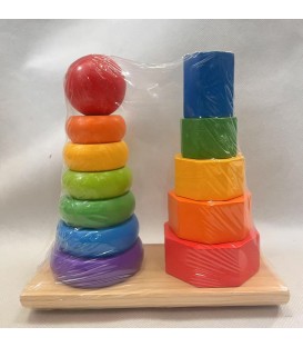 KLOCKI DREWNIANE  (19*8*18CM)- CENA: 14,5