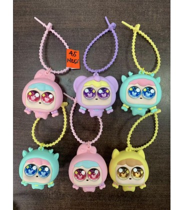 Cena: 4,5 - Breloczek z dużymi oczkami w kształcie zwierzątek
