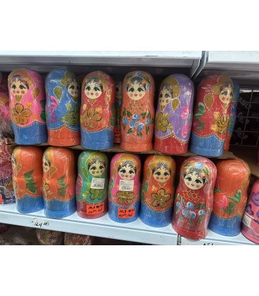 7 WARSTW DREWNIANYCH MATRIOSZKA(20 CM) - CENA: 26,9