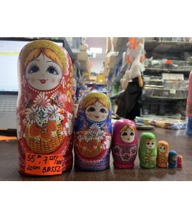 7 WARSTW DREWNIANYCH MATRIOSZKA(20 CM) - CENA: 55