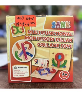 Wielofunkcyjna układanka Montessori - CENA:11,5