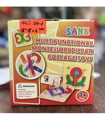 Wielofunkcyjna układanka Montessori - CENA:11,5