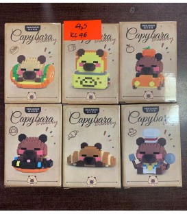 Klockowy Kapybara roznych rodzaj  (334pcs) - Cena:4.5