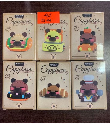 Klockowy Kapybara roznych rodzaj  (334pcs) - Cena:4.5