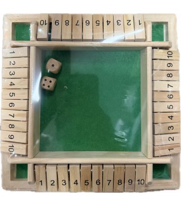 Gra zręcznościowa / logiczna "Shut the Box" - Cena:13,5