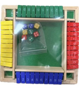 Gra zręcznościowa / logiczna "Shut the Box" - Cena:14,5