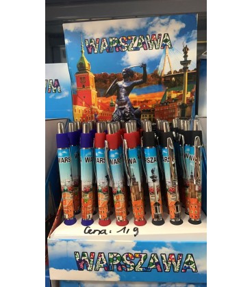 DŁUGOPIS Z NAPISZ "POLSKA" (14,4CM) - PRICE:1,9