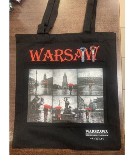 Torba bawełniana czarny Warszawa