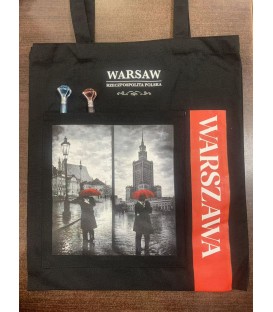 Torba bawełniana czarny Warszawa